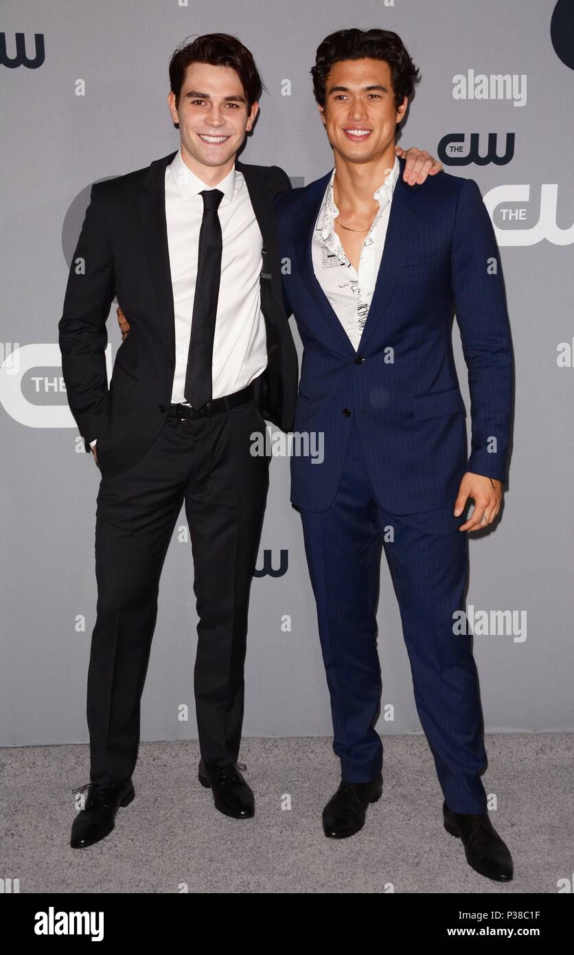 CW Upfronts 2 NYC Featuring KJ Apa and Charles Melton Where NYC, New