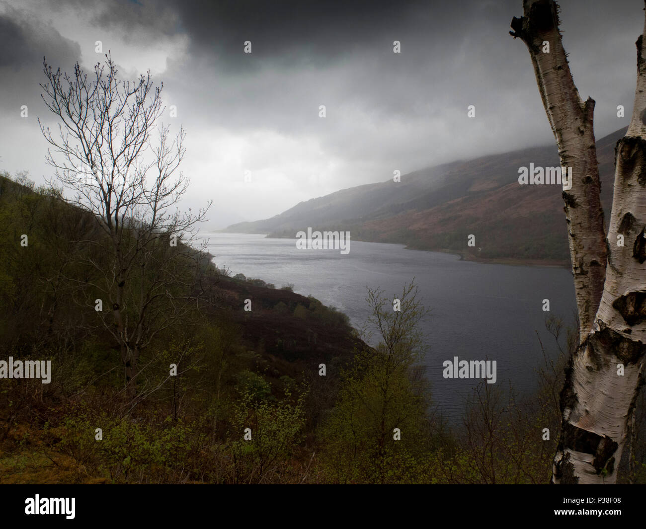 Loch Leven Scotland Stock Photo Alamy