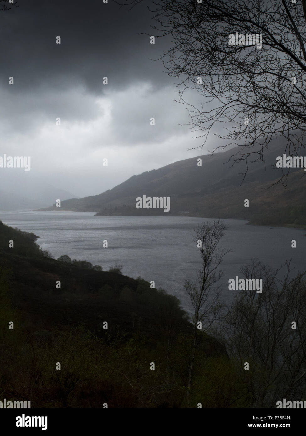 Loch Leven Scotland Stock Photo Alamy