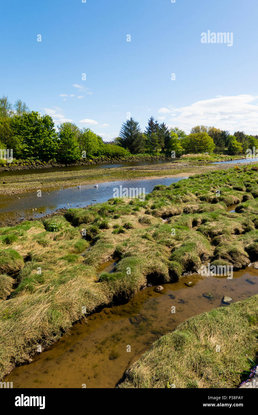 River Nairn at Nairn Scotland Stock Photo