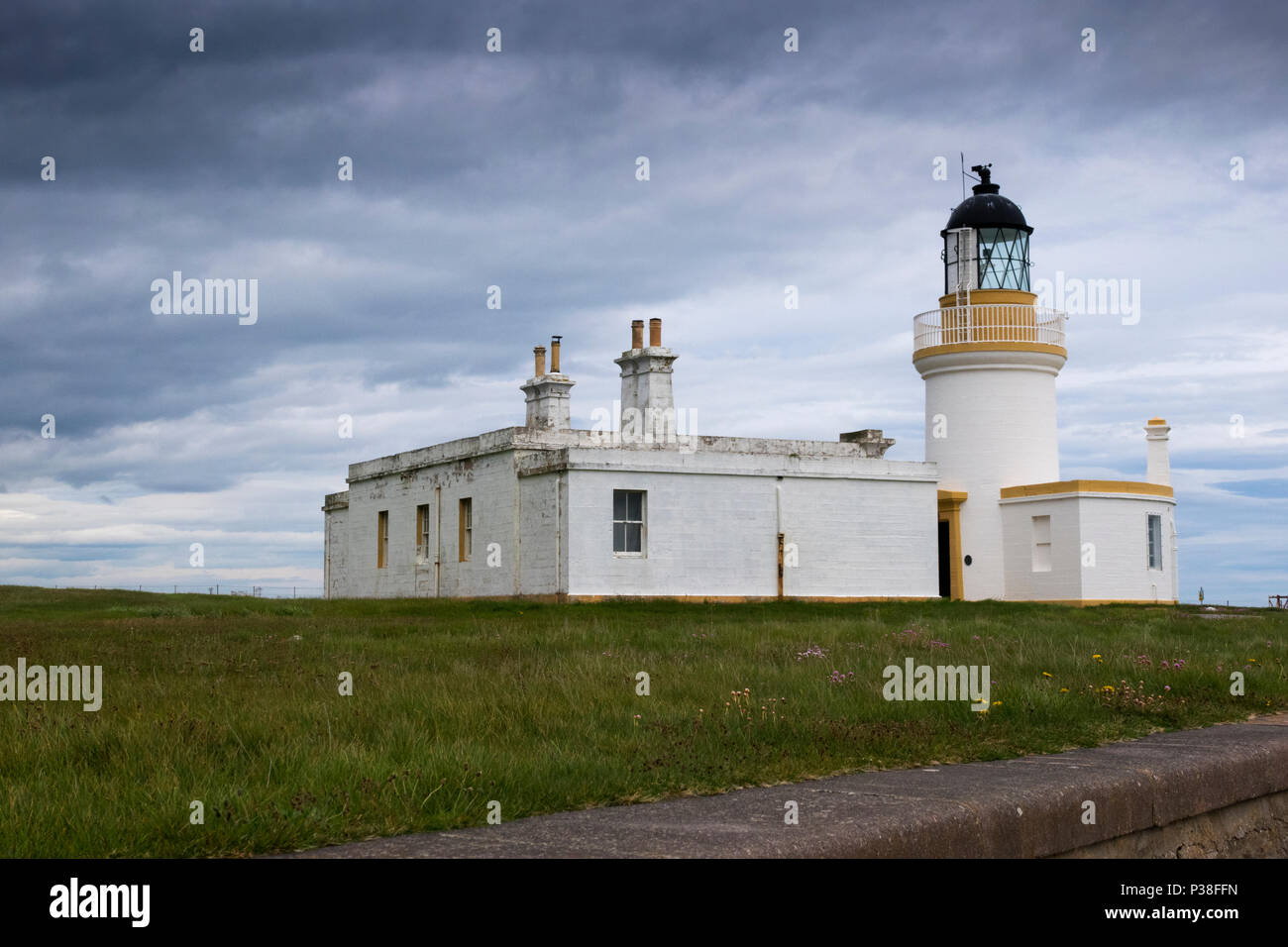 Chanonry Point lighthouse Scotland Stock Photo