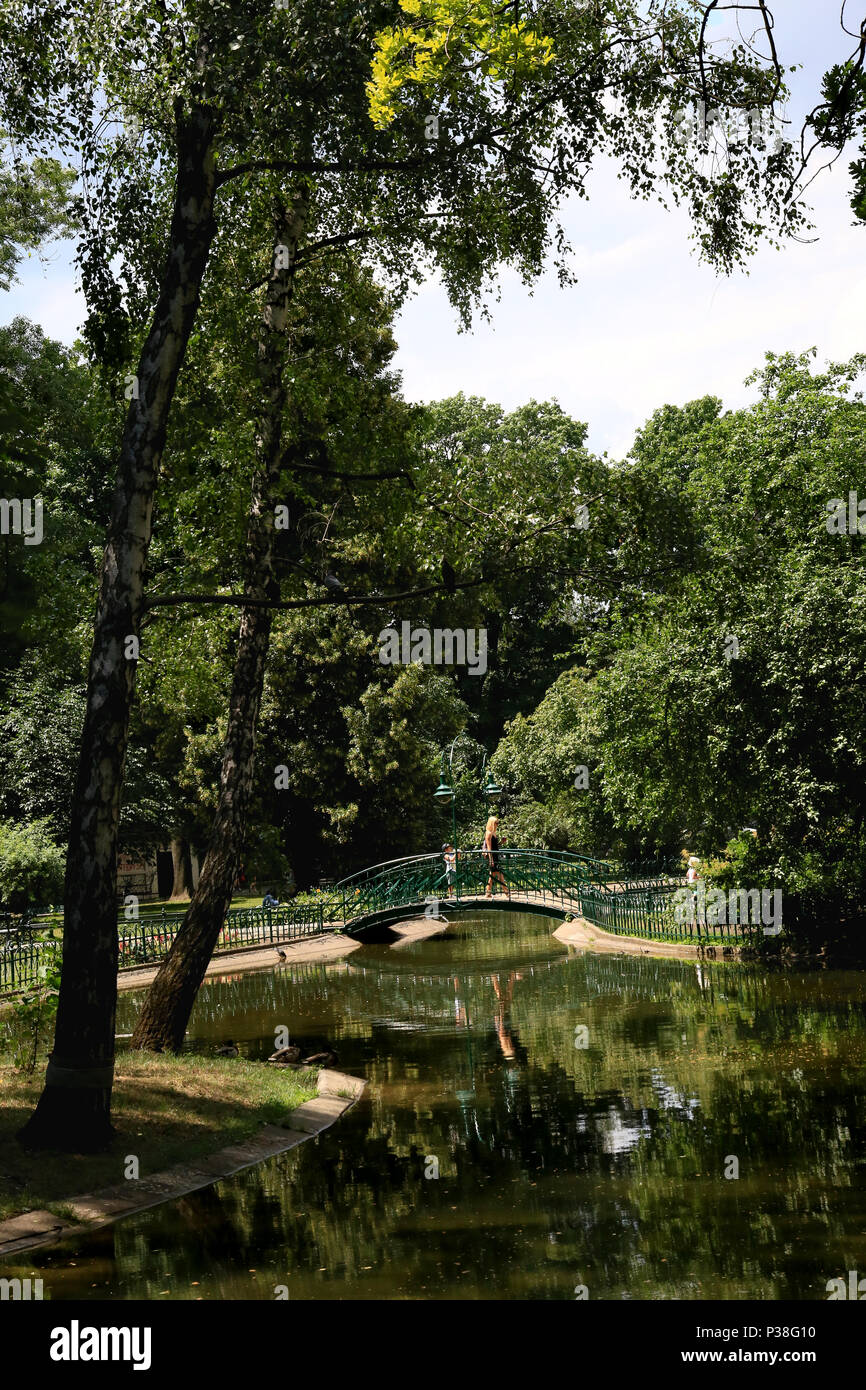 Parks in Old Town, Krakow, Poland Stock Photo Alamy