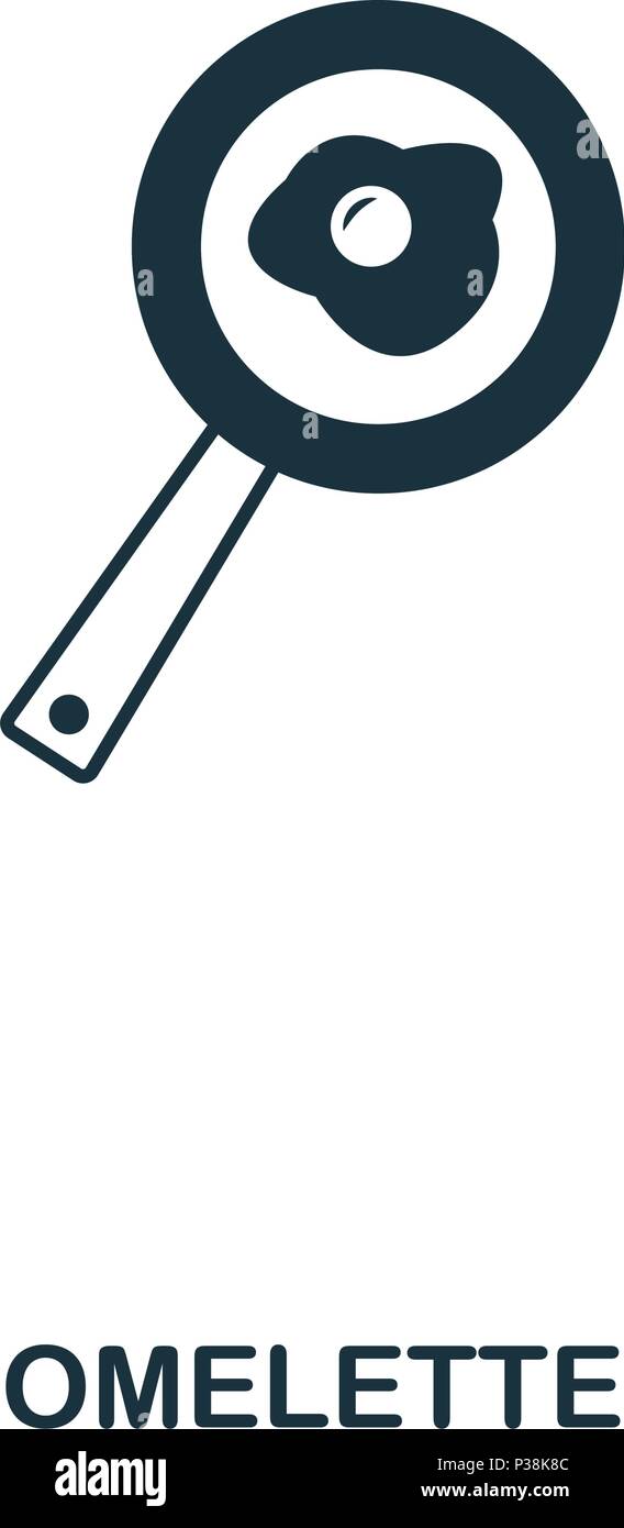 Omelette egg line icon Stock Vector Images - Alamy