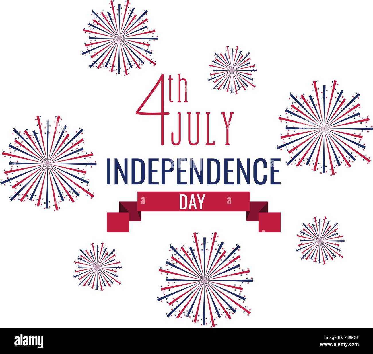 Happy independence day. 4th of July Stock Vector Image & Art - Alamy