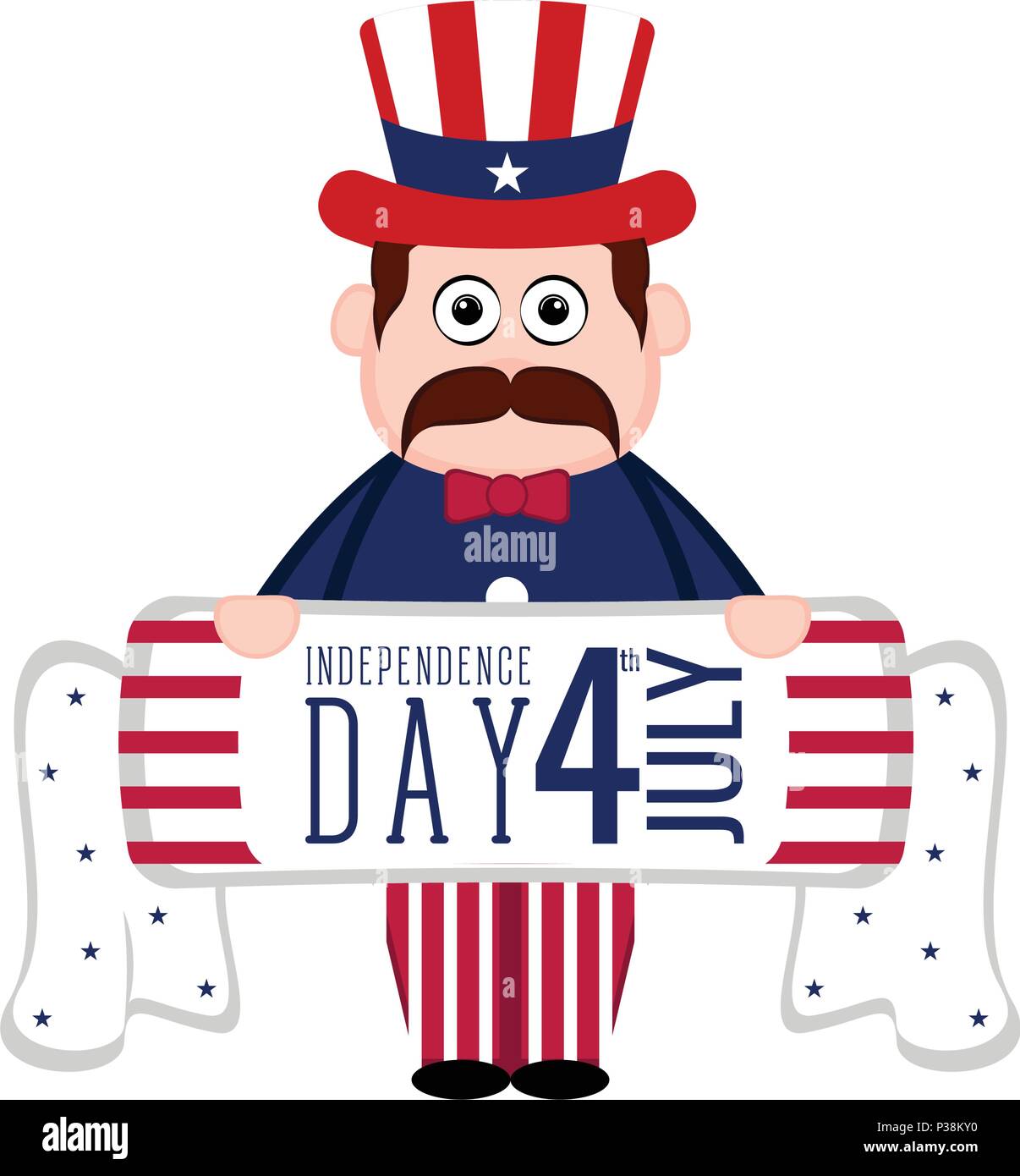 Happy independence day. 4th of July Stock Vector Image & Art - Alamy