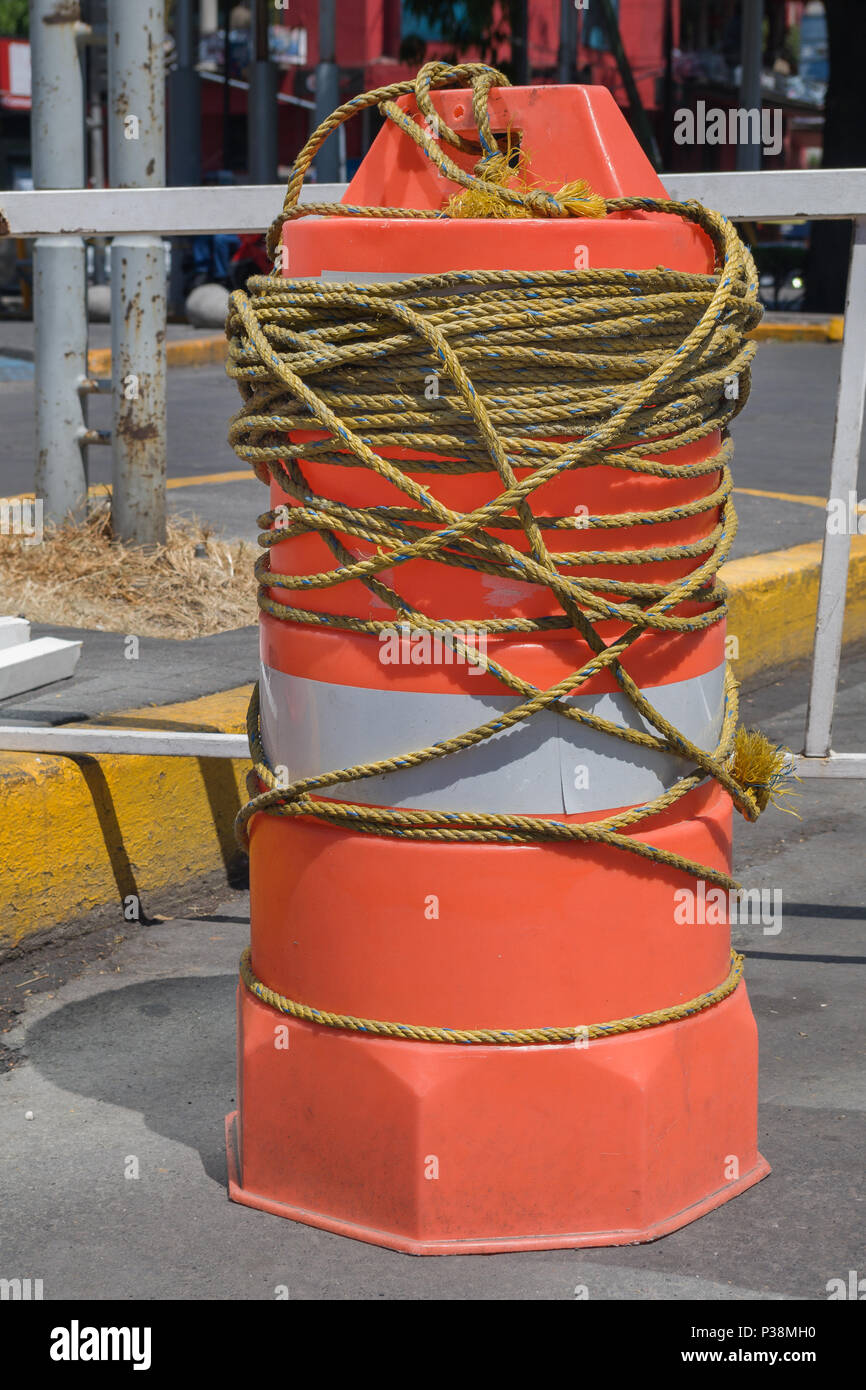 Orange Barrier Hi res Stock Photography And Images Alamy
