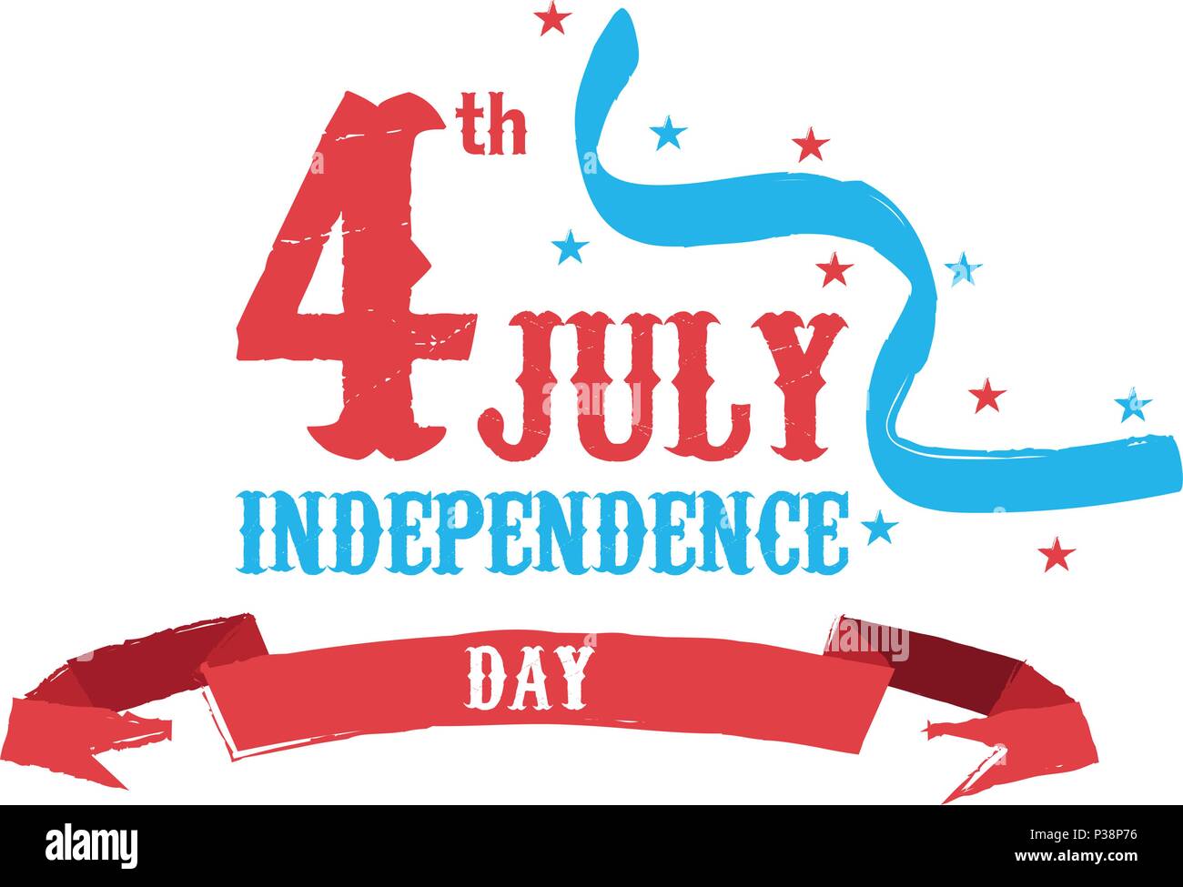 Happy independence day. 4th of July Stock Vector Image & Art - Alamy