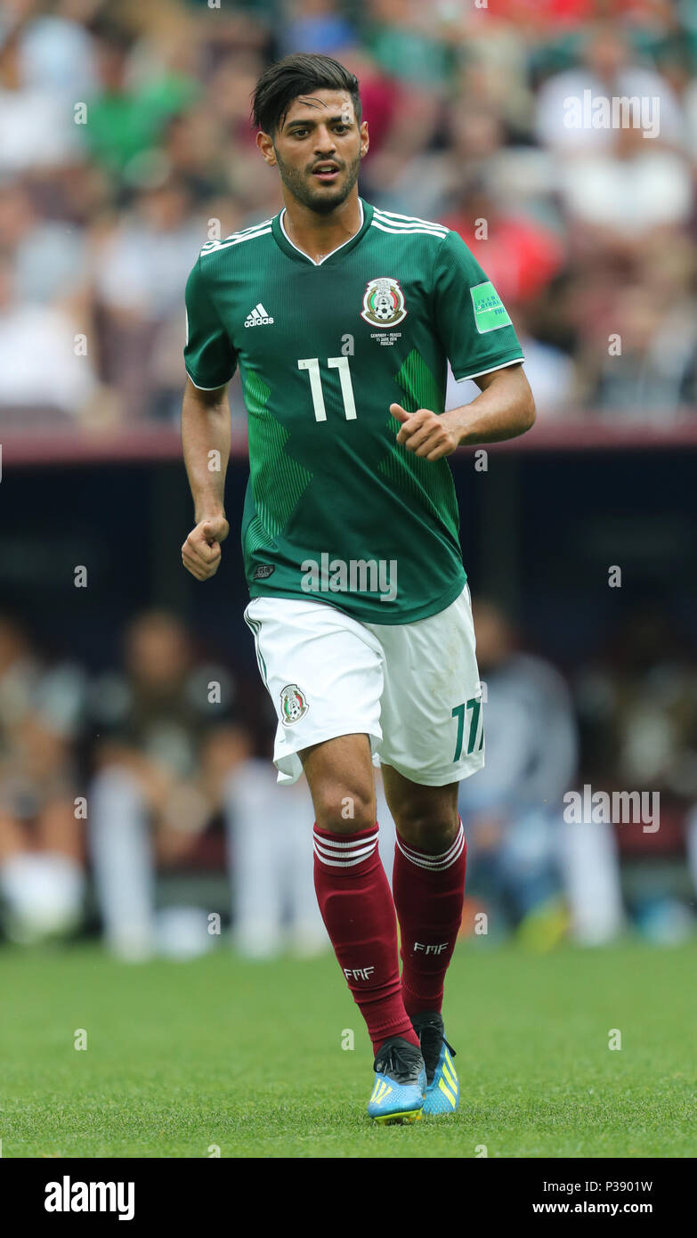 Carlos Vela MEXICO GERMANY V MEXICO, 2018 FIFA WORLD CUP RUSSIA 17 June 2018 GBC8257 Germany v Mexico 2018 FIFA World Cup Russia STRICTLY EDITORIAL USE ONLY