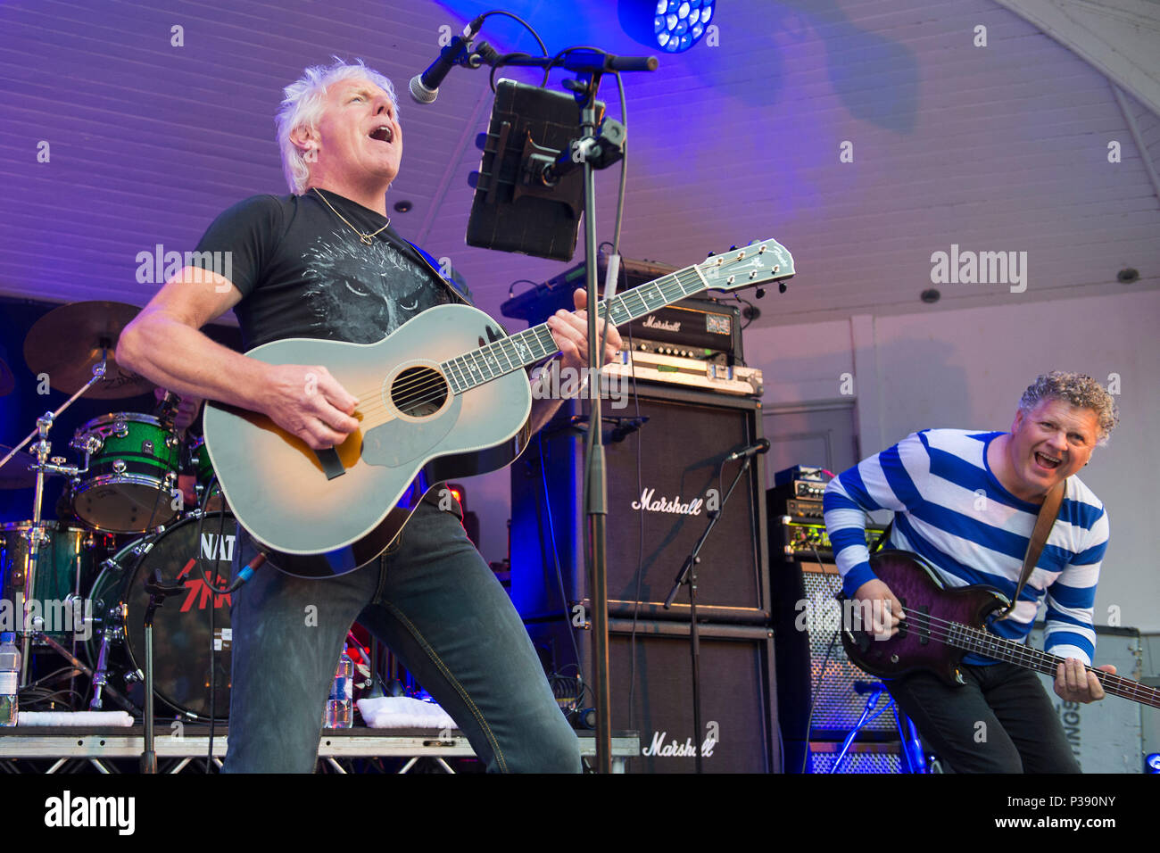 Glasgow, UK. 17th Jun, 2018. Big Country in concert at The Kelvingrove Bandstand, Glasgow, Great Britain 17th June 2018 Credit: Westy Music Tog/Alamy Live News Stock Photo