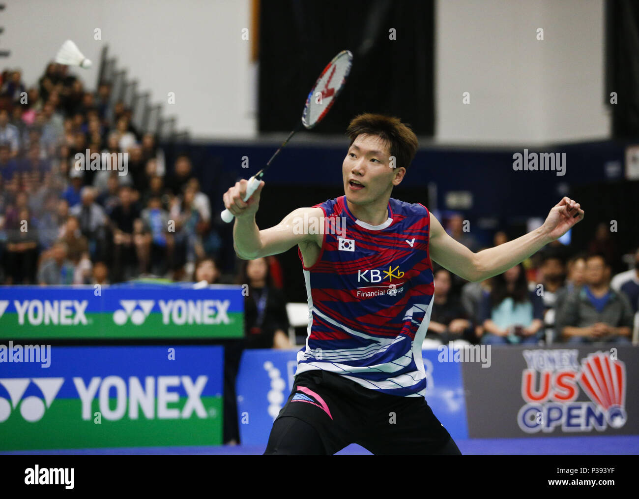Los Angeles, California, USA. 17th June, 2018. Lee Dong Keun of Korea ...
