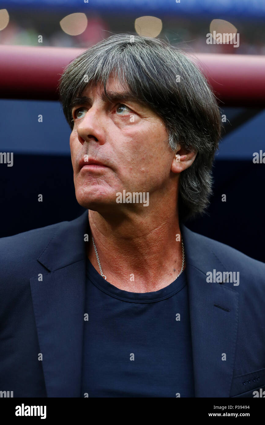 Moscow, Russia. 17th June, 2018. Joachim Loew head coach (GER) Football/Soccer : FIFA World Cup Russia 2018 Group F match between Germany - Mexico at Luzhniki Stadium in Moscow, Russia . Credit: Yohei Osada/AFLO SPORT/Alamy Live News Stock Photo