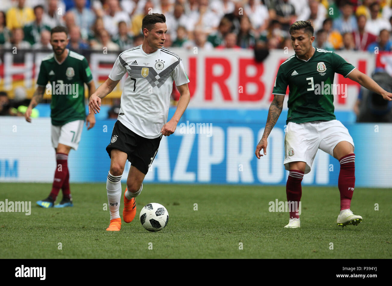 17.06.2018. Moscow, Russian: Draxler in action during the Fifa World Cup Russia 2018, Group F, football match between GERMANY v MEXICO in Luzhniki Stadium  in Moscow. Stock Photo