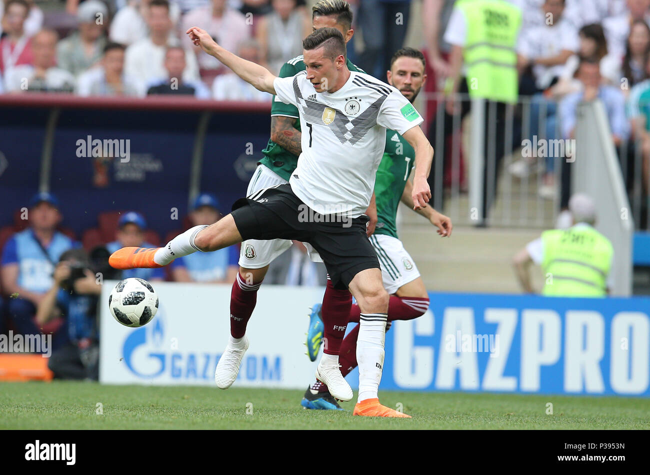 17.06.2018. Moscow, Russian:Draxler   in action during the Fifa World Cup Russia 2018, Group F, football match between GERMANY v MEXICO in Luzhniki Stadium  in Moscow. Stock Photo