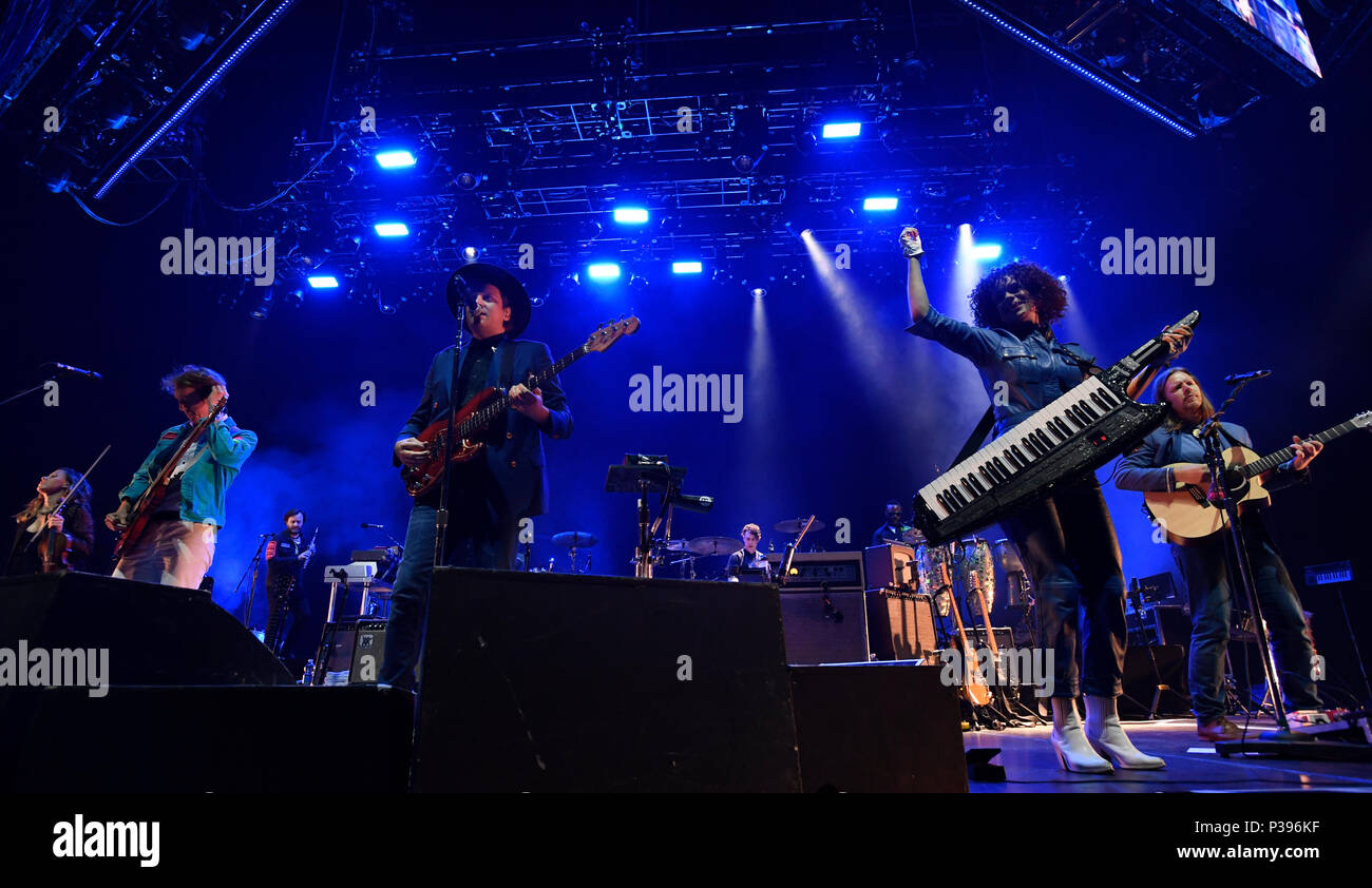 Prague, Czech Republic. 15th June, 2018. Concert of Canadian indie rock