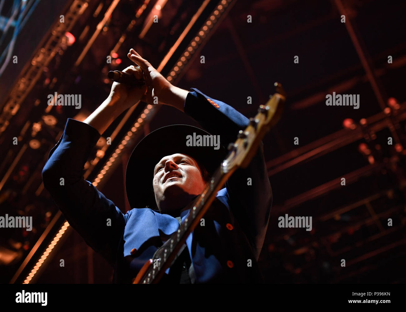Prague, Czech Republic. 15th June, 2018. Concert of Canadian indie rock