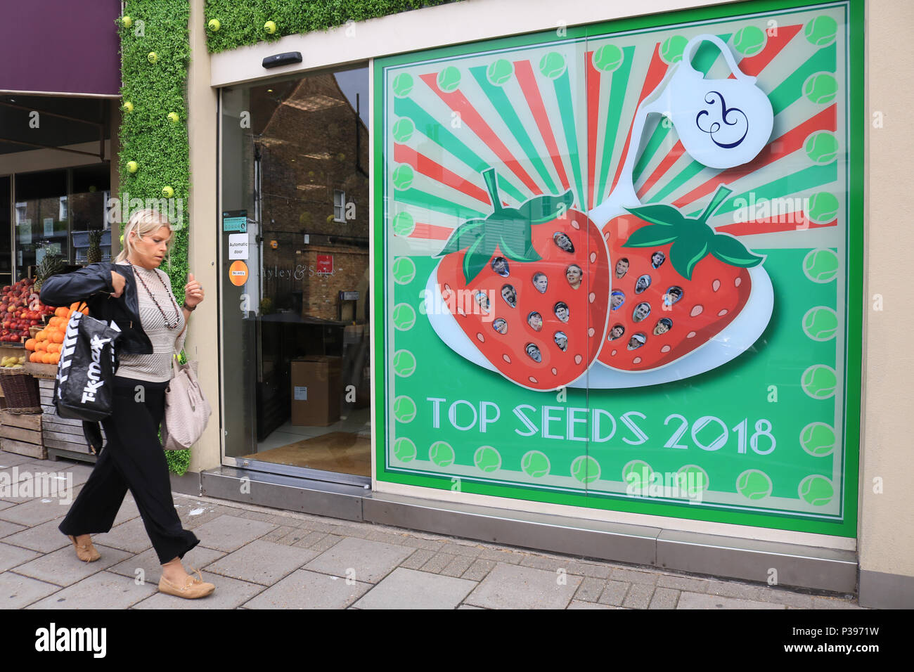 Wimbledon tennis shop display hires stock photography and images Alamy