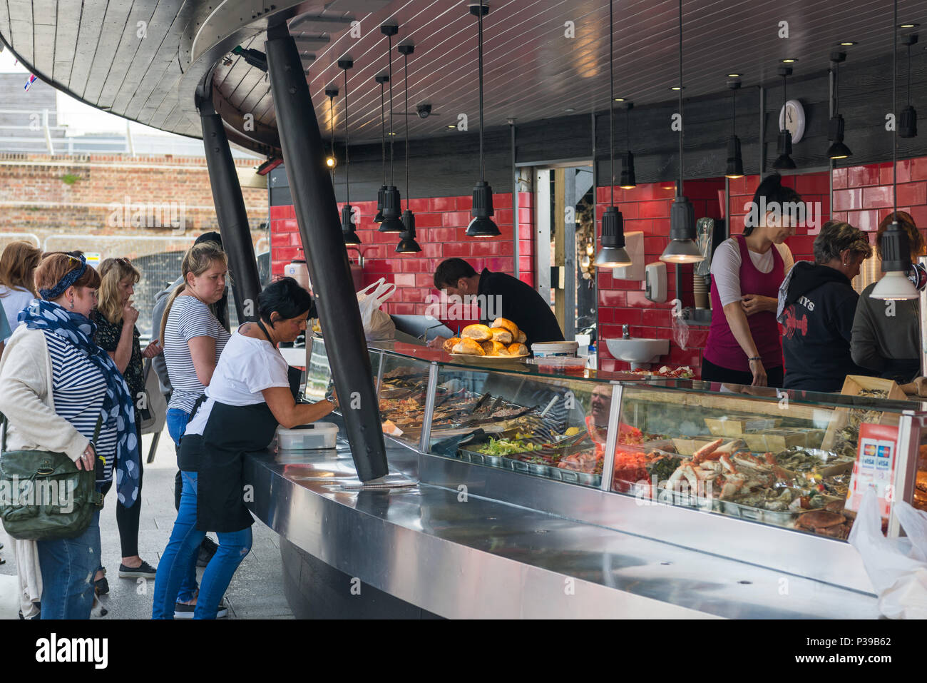 Chummys seafood stall hi-res stock photography and images - Alamy