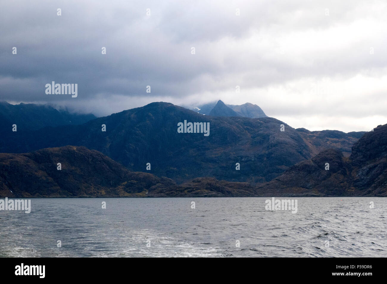 The Cuillin Mountains Isle of Skye Stock Photo