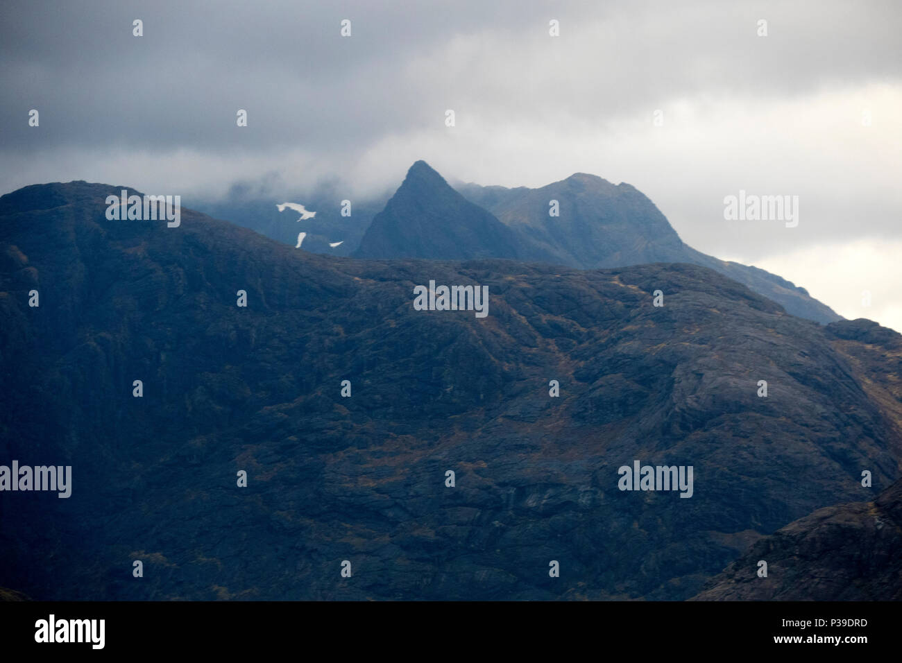 The Cuillin Mountains Isle of Skye Stock Photo