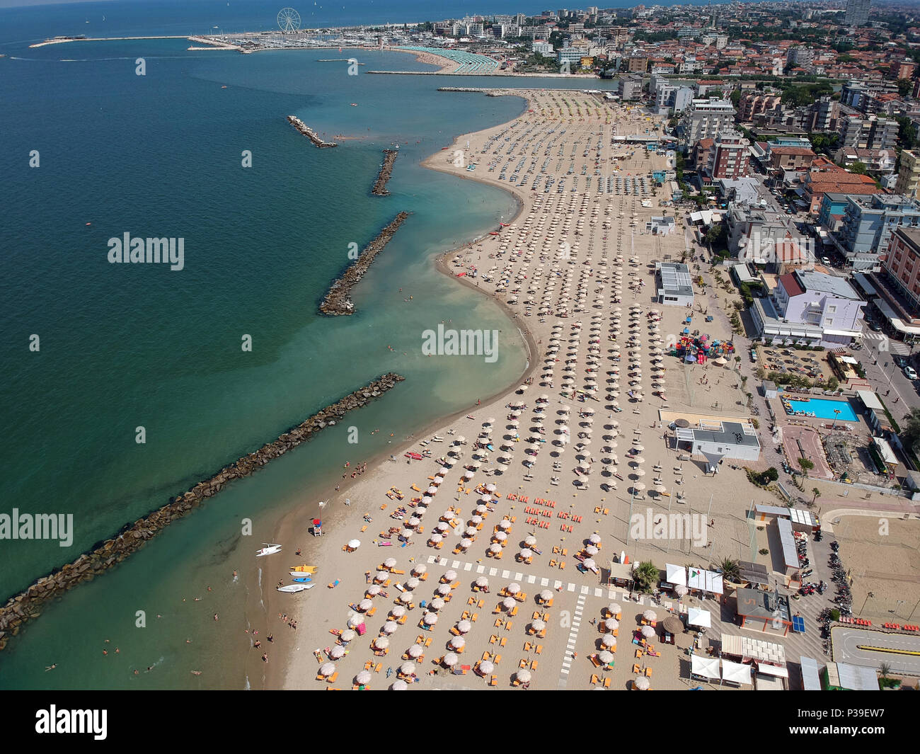 Rimini beach hi-res stock photography and images - Alamy