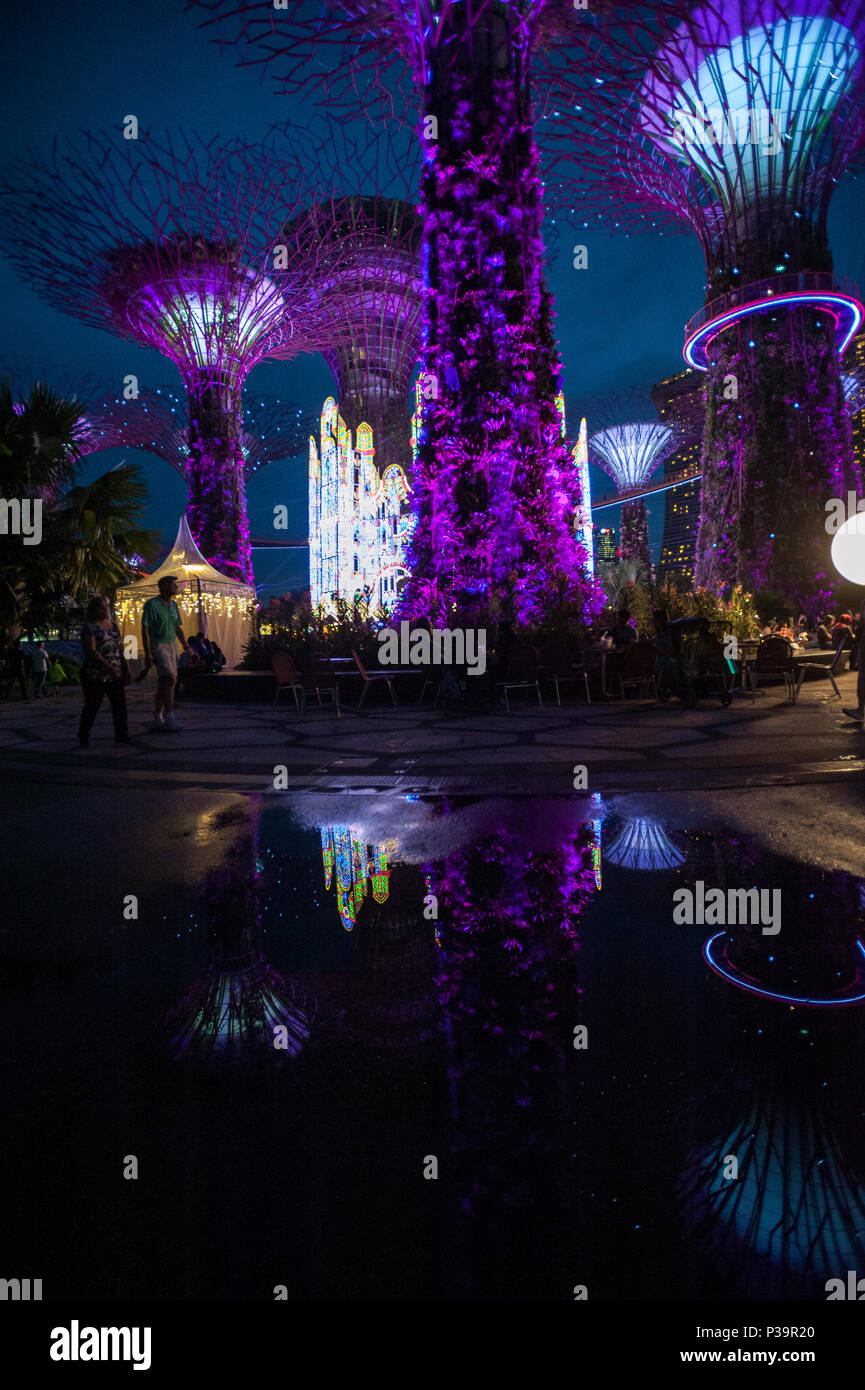 09 12 16 Singapore Singapore Singapore Christmas Decoration In The Christmas Wonderland Inside The Park Gardens By The Bay 0sl1619d015caroex Stock Photo Alamy