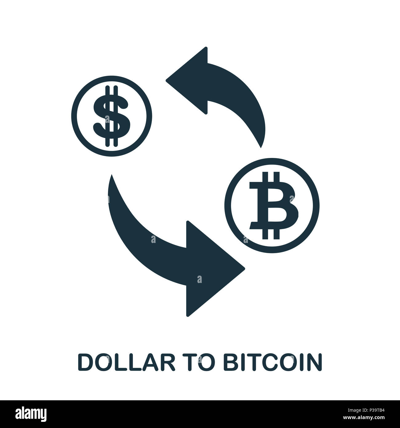 Yen To Bitcoin icon. Mobile app, printing, web site icon. Simple element  sing. Monochrome Yen To Bitcoin icon illustration Stock Photo - Alamy