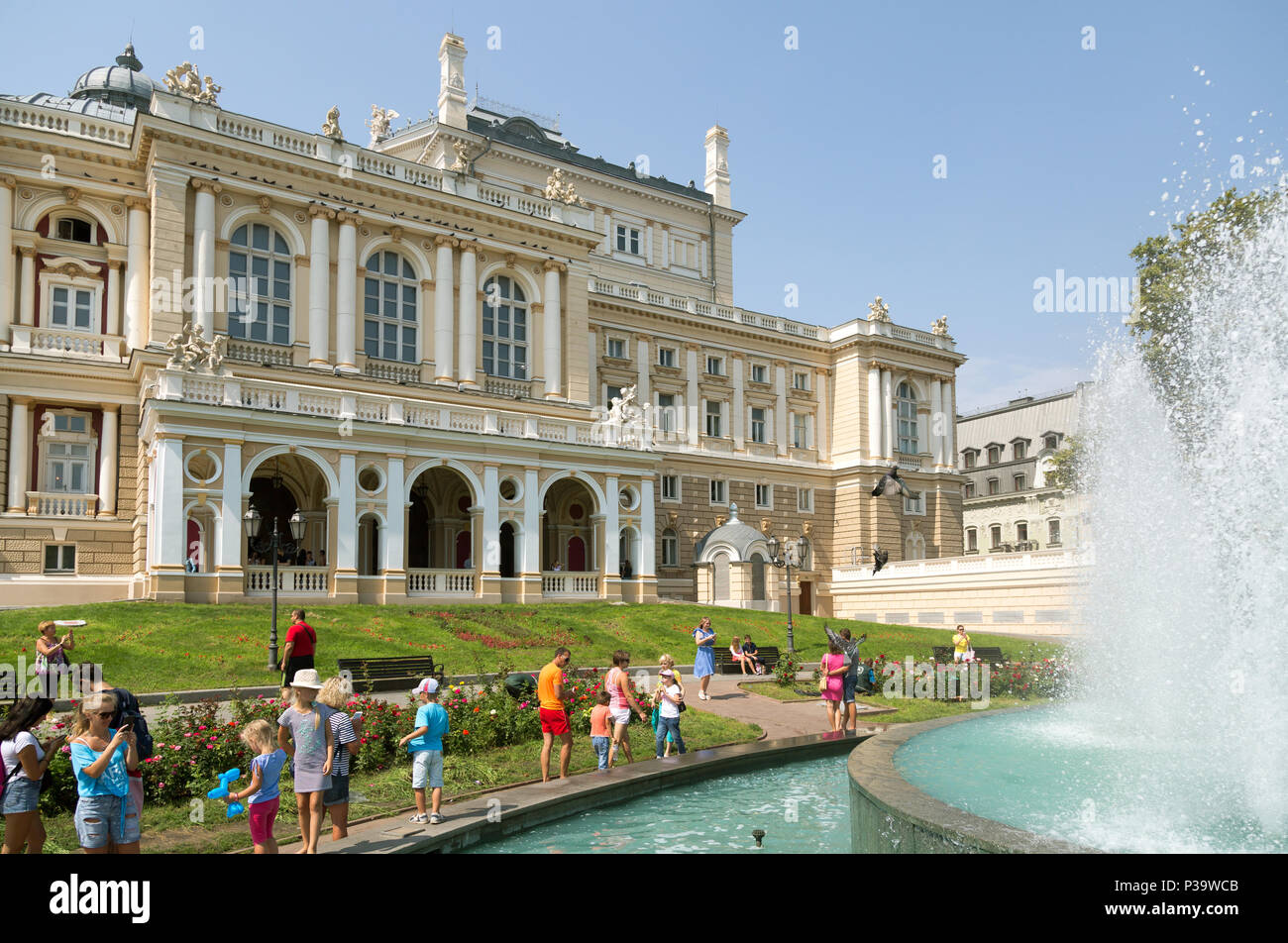 Odessa, Ukraine, the opera house in the city center Stock Photo Alamy