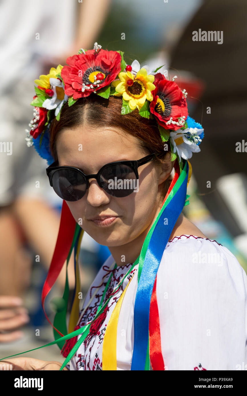 Ukraine Woman Flowers High Resolution Stock Photography and Images Alamy