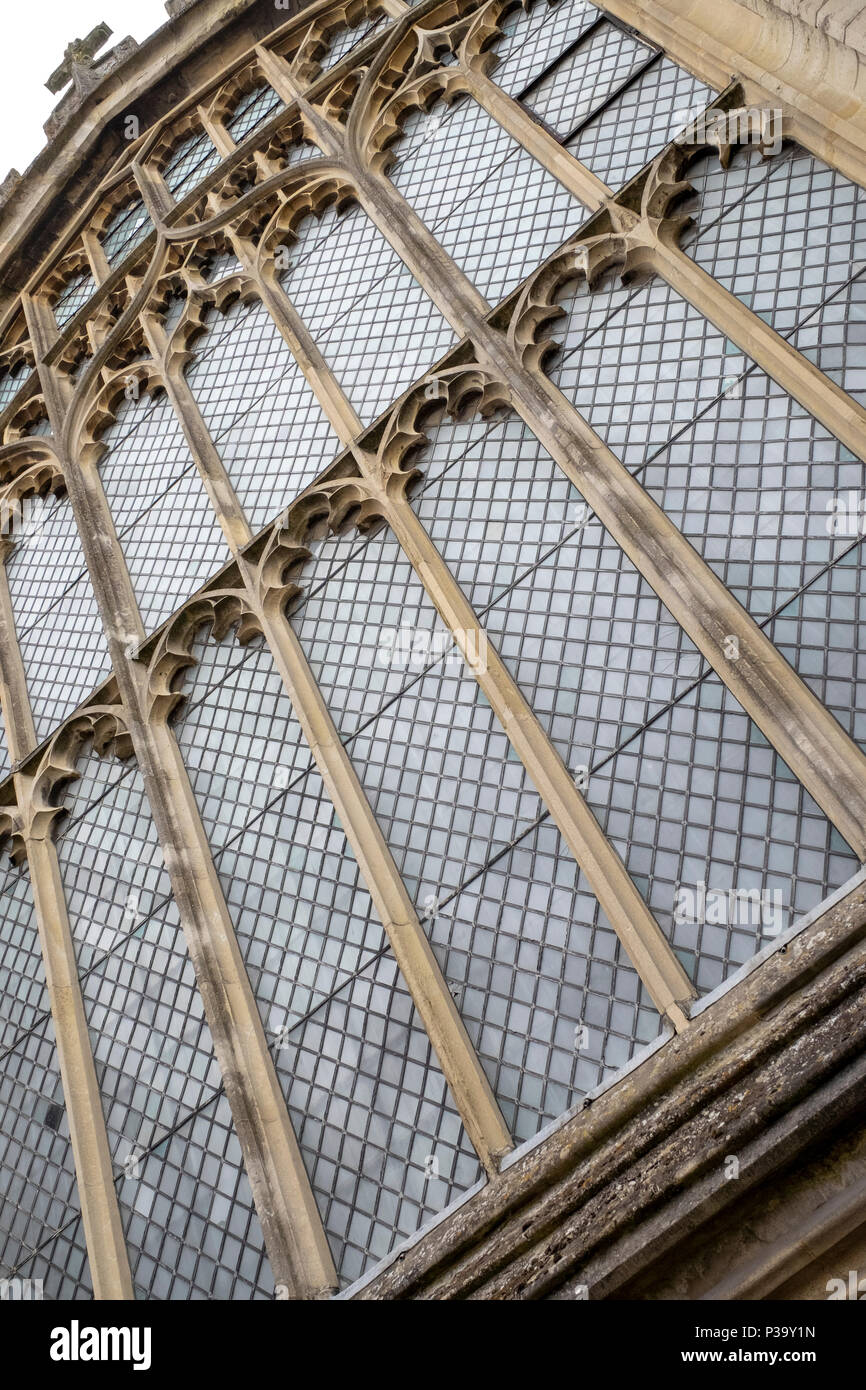 Leaded windows Stock Photo