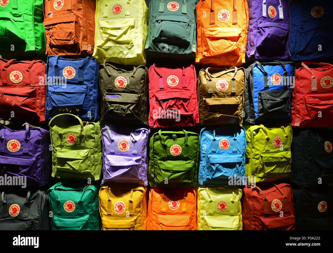 Oldenburg, Germany, Backpacks by Fjaellraeven Stock Photo - Alamy