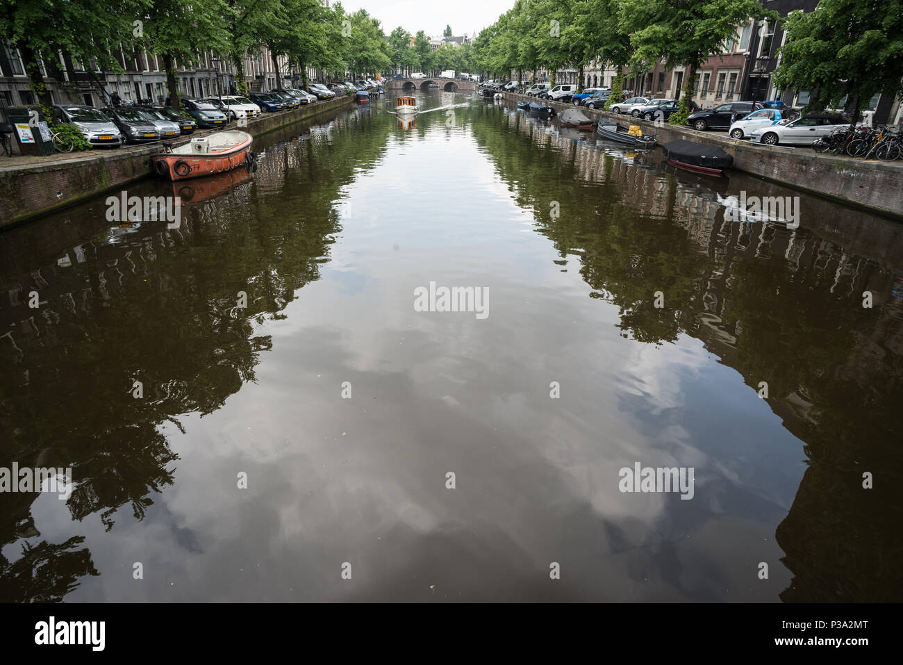 Amsterdam, Netherlands, view of the Keizersgracht Stock Photo