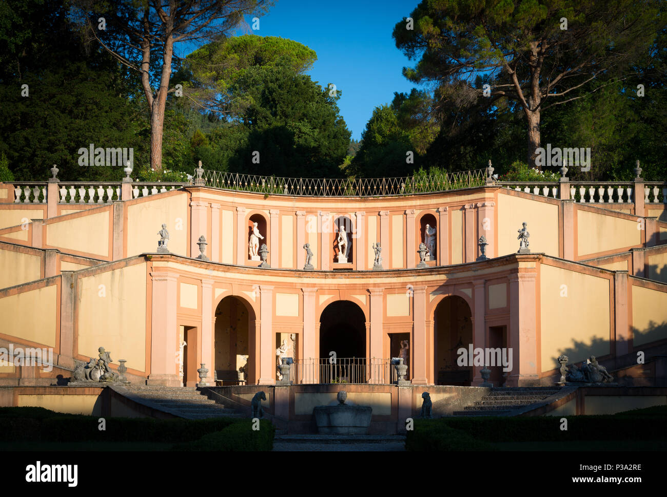 Gargnano, Italy, Park of the Palazzo Bettoni in the hamlet Bogliaco Stock Photo