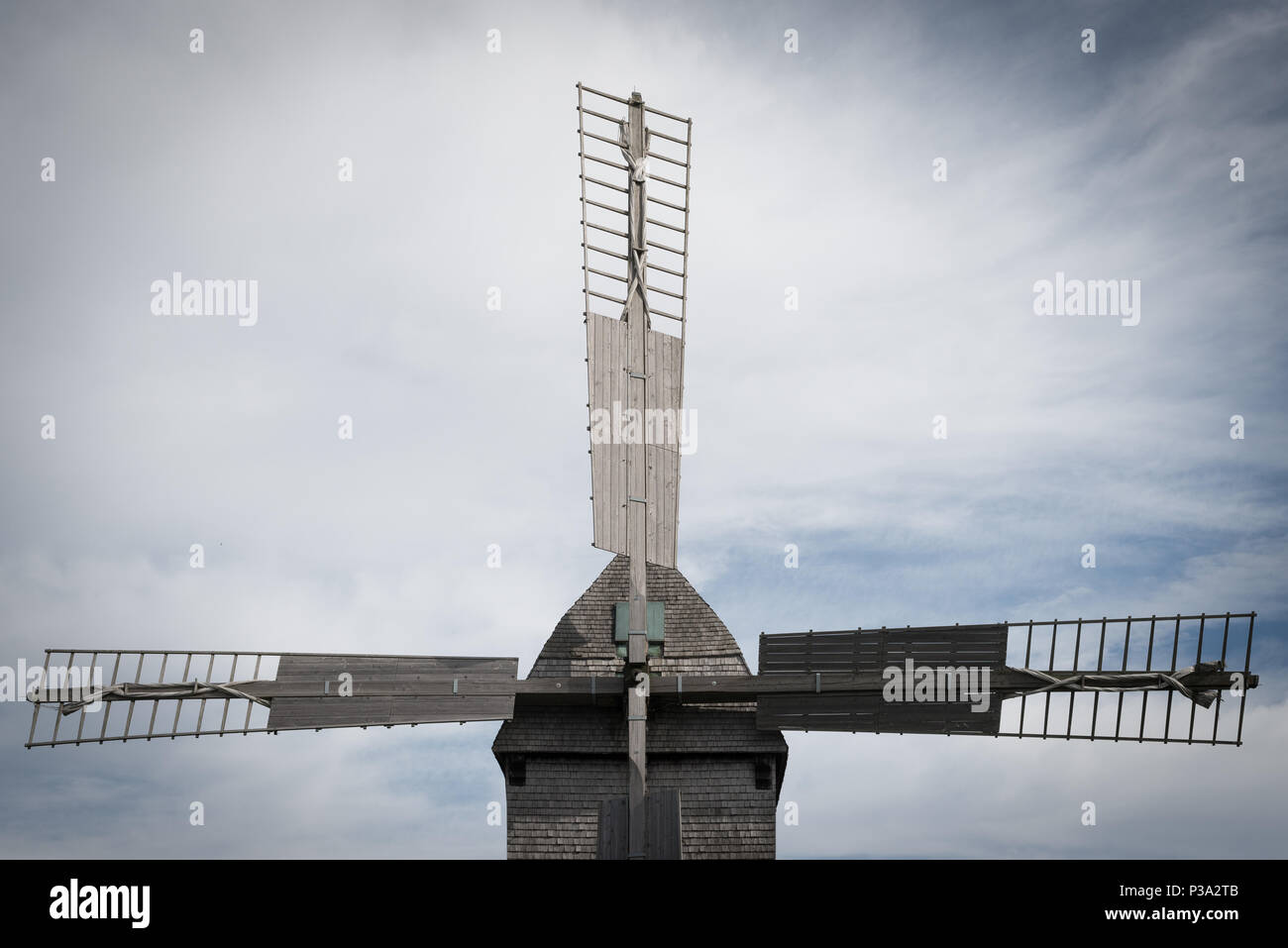 Detmold, Germany, cap windmill in the LWL Freilichtmuseum Detmold Stock Photo