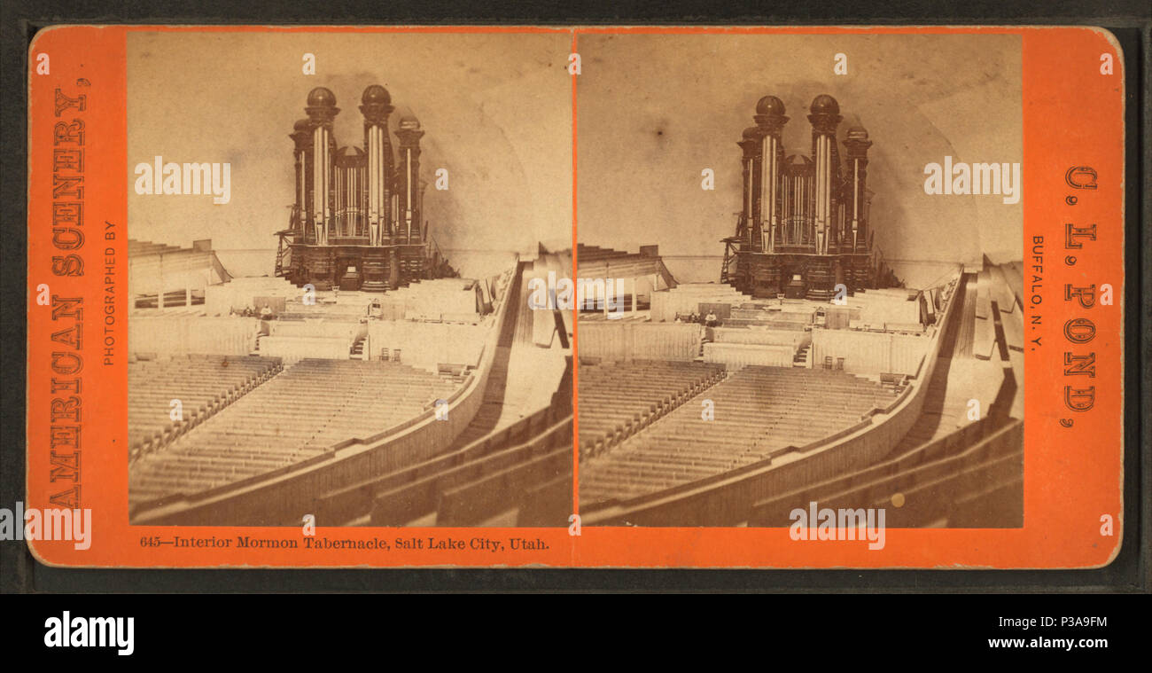 Mormon tabernacle interior hi-res stock photography and images - Alamy