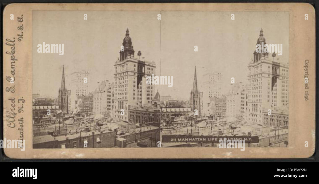 . Manhattan Life Building, New York. Coverage: [1870?-19]25?. Digital ...