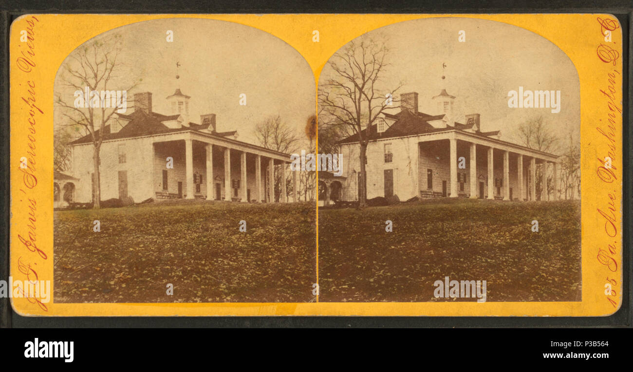 197 Mount Vernon, by Jarvis, J. F. (John F.), b. 1850 Stock Photo