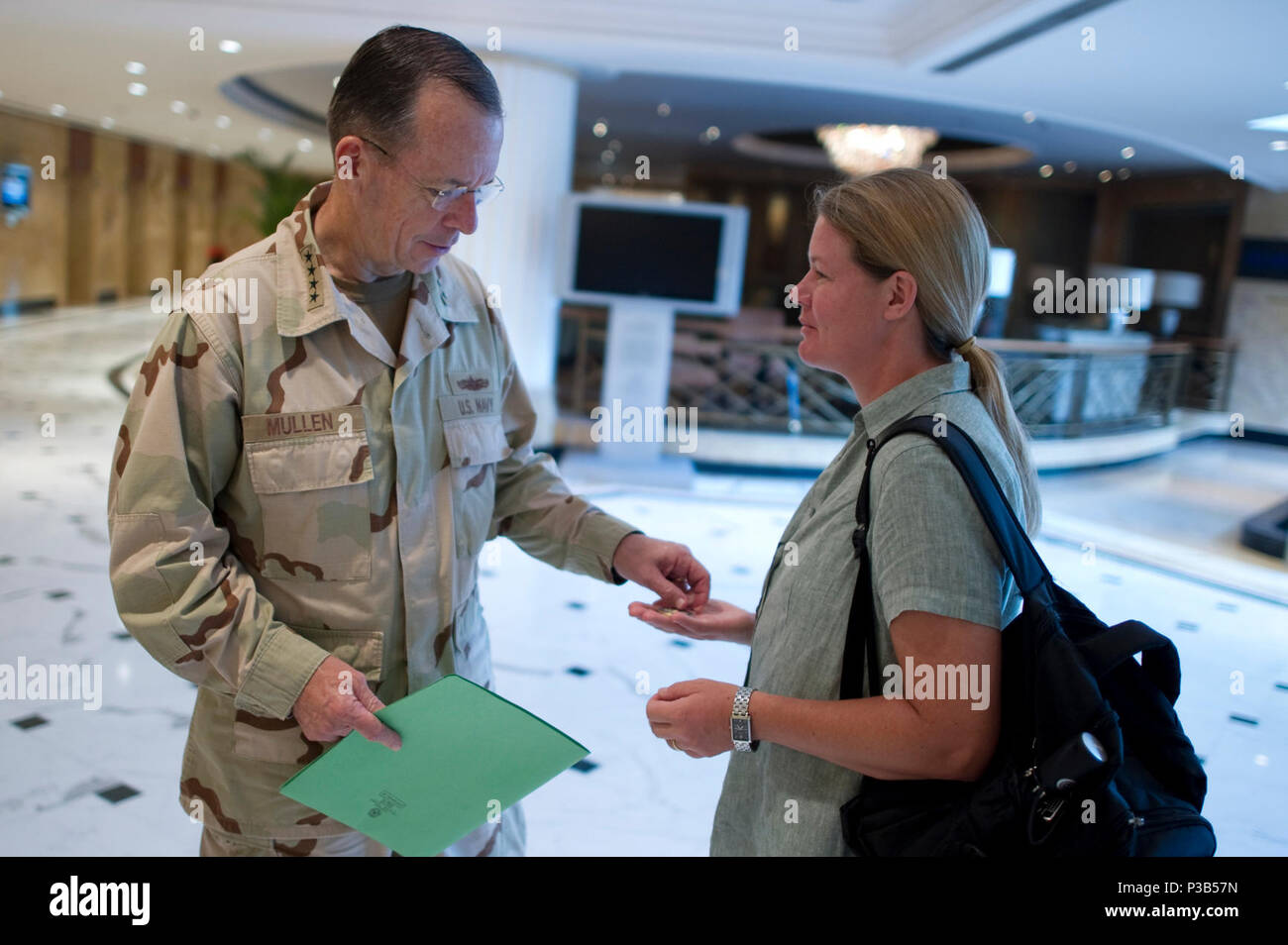 Adm. Mike Mullen, chairman of the Joint Chiefs of Staff visits Islamabad, Pakistan on July 24, 2010. (DoD Stock Photo