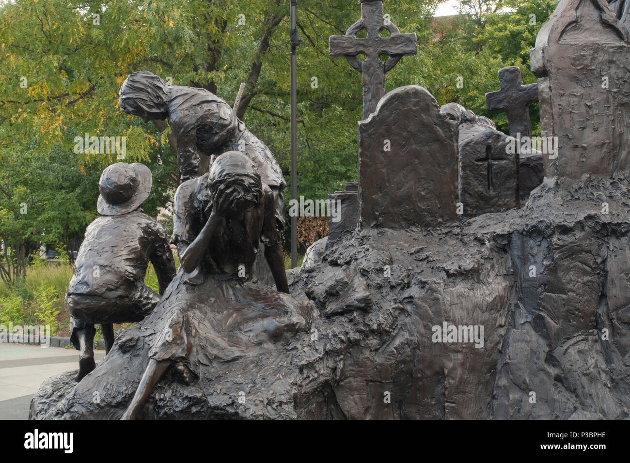 Irish Memorial Philadelphia PA Stock Photo Alamy