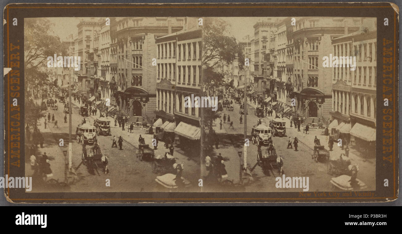 New york street scene 1880s hi-res stock photography and images - Alamy