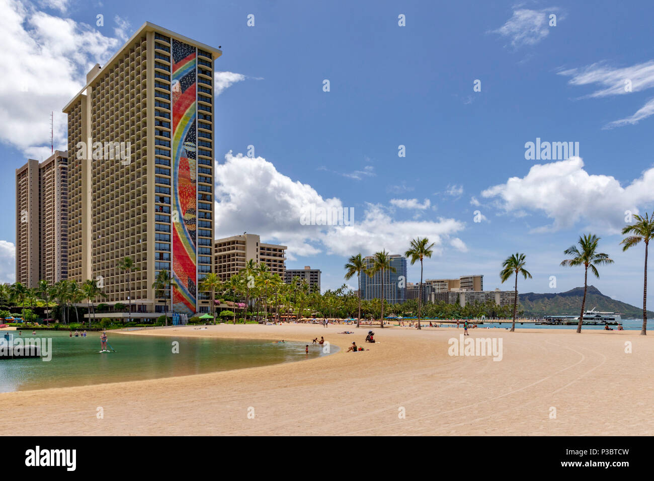 Hilton Hawaiian Village Waikiki Beach Resort Hi Res Stock Photography