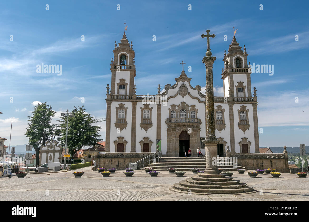 Igreja da Misericórdia - The Church of Mercy - in Viseu, Portugal. Stock Photo