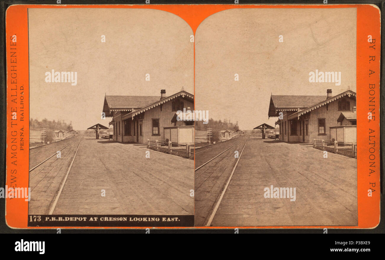 1880s railroad station hi-res stock photography and images - Alamy