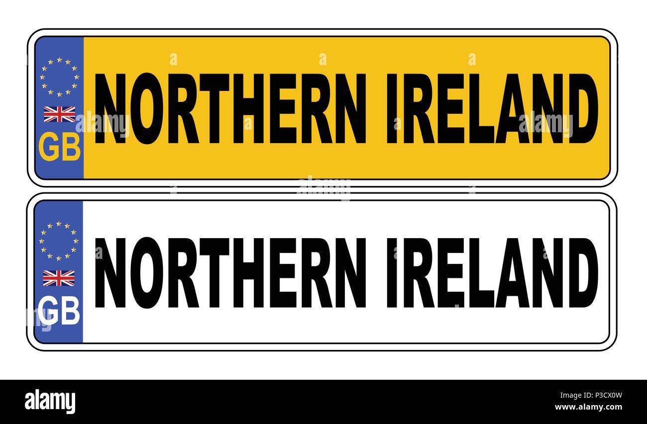 Car northern ireland Stock Vector Images Alamy