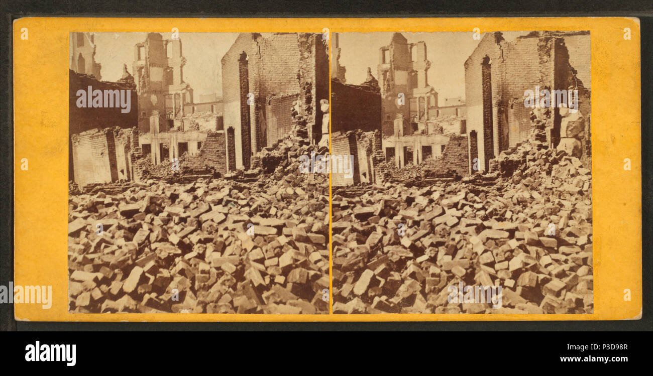 255 Richmond ruins, burnt district, looking north from paper mill ruins