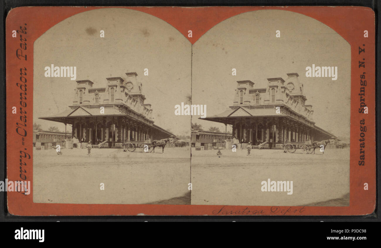 1880s railroad station hi-res stock photography and images - Alamy
