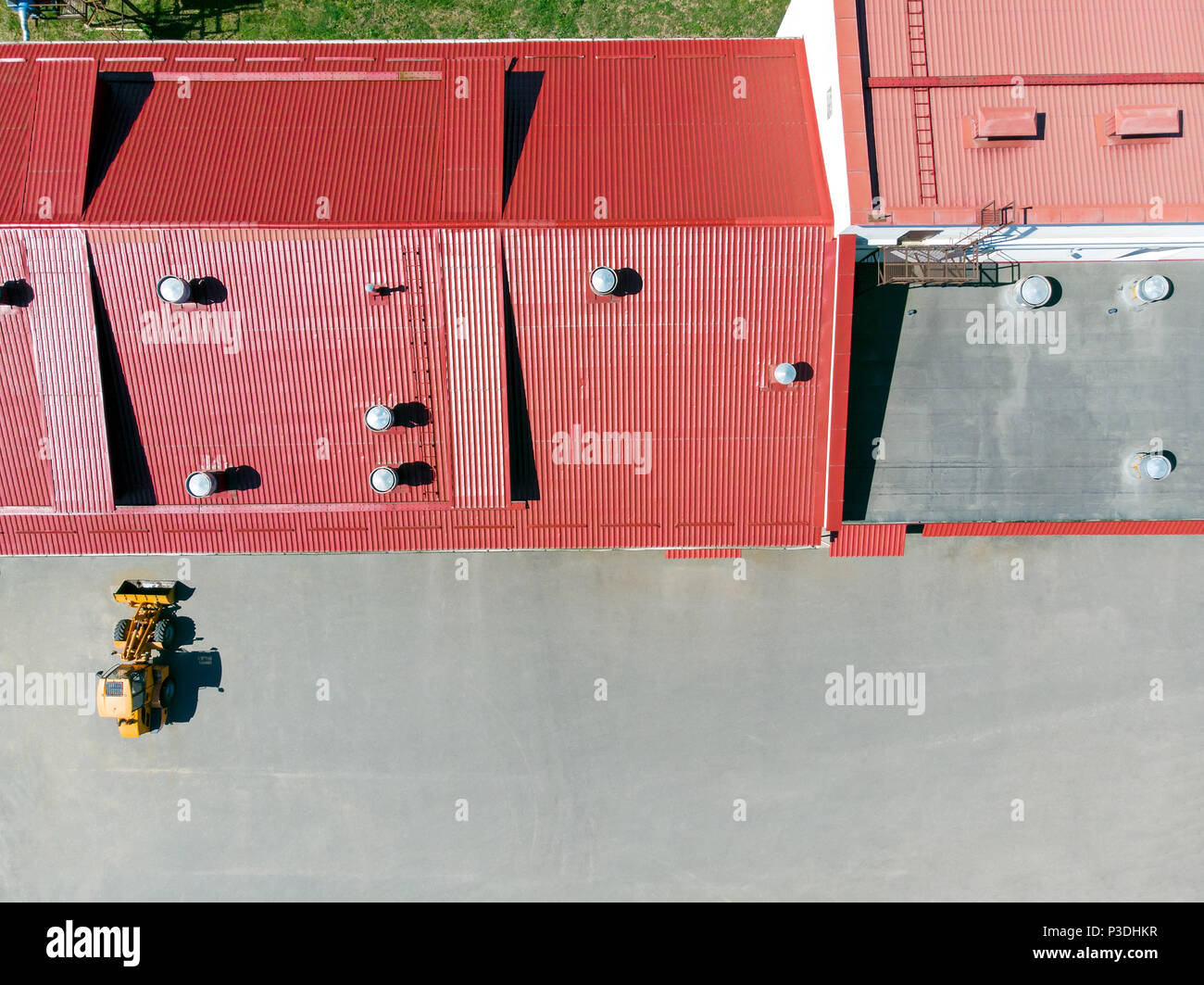 Rooftop red hires stock photography and images Alamy