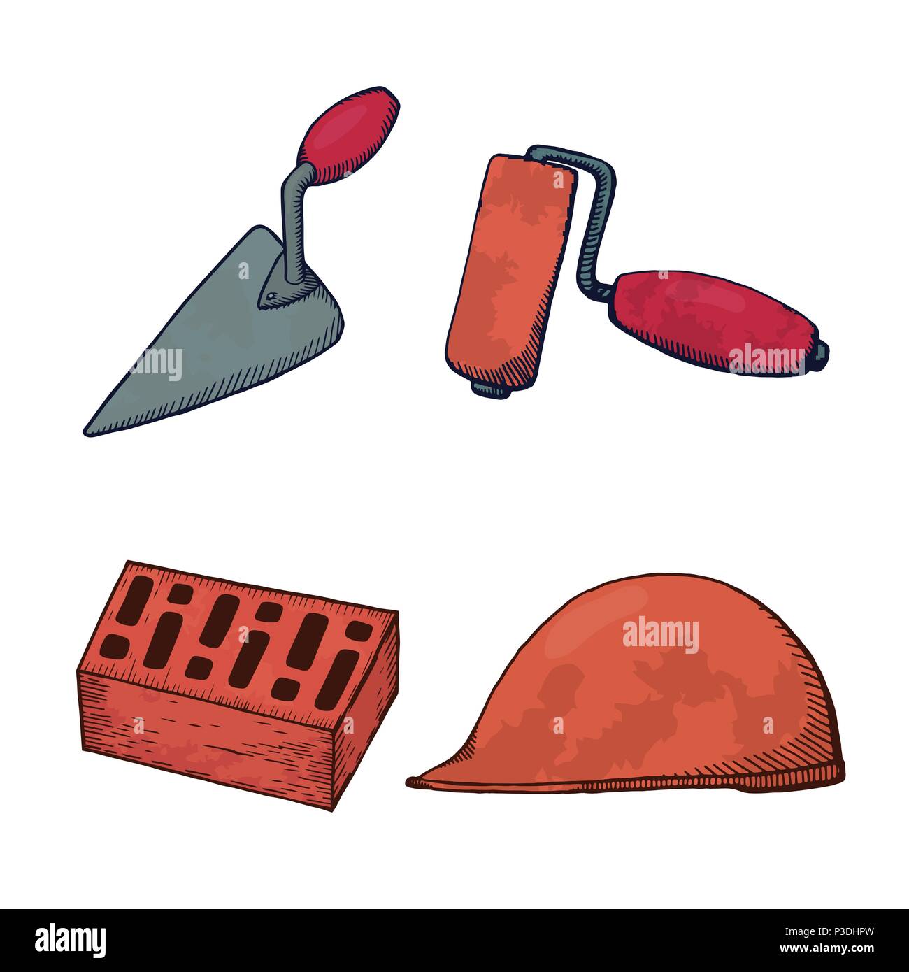 A set of construction tools Stock Vector Image & Art - Alamy
