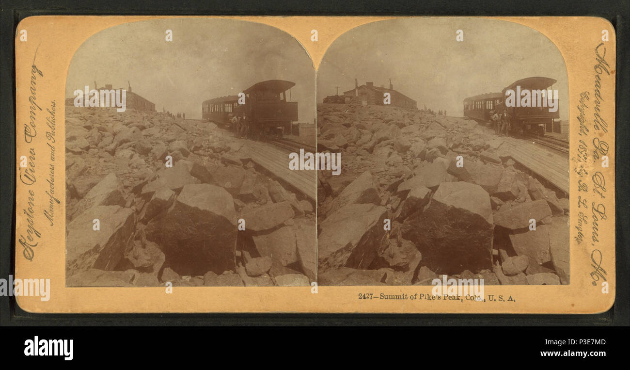 Pikes peak summit history hi-res stock photography and images - Alamy