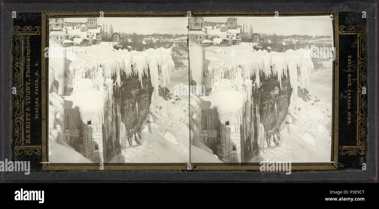 296 Table Rock, Canada side, by Babbitt & Tugby Stock Photo - Alamy