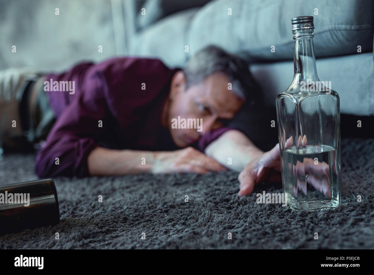 Bottle Of Vodka Stock Photos & Bottle Of Vodka Stock Images Alamy